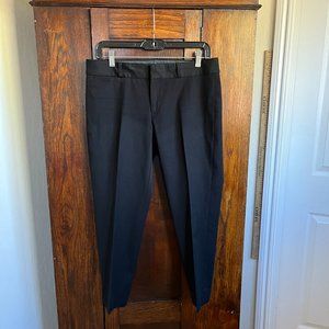 Banana Republic Sloan Womens Slacks, Black, Size 8P in Excellent Condition